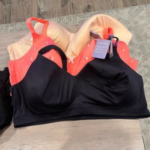 3 54b Catherines Full Coverage Bras